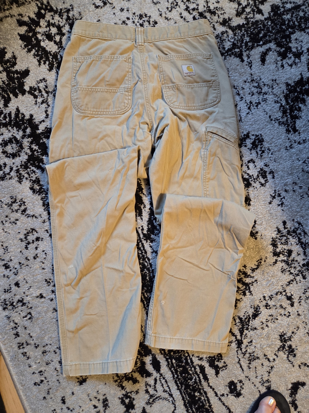 Carhartt Men's Light Tan Straight Leg Work Pants - Picture 5 of 6